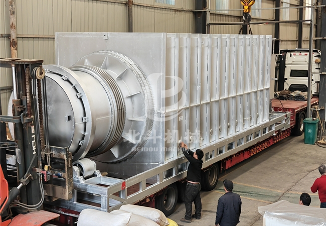 連續(xù)式環(huán)保椰殼炭化設(shè)備贏得廣東客戶青睞