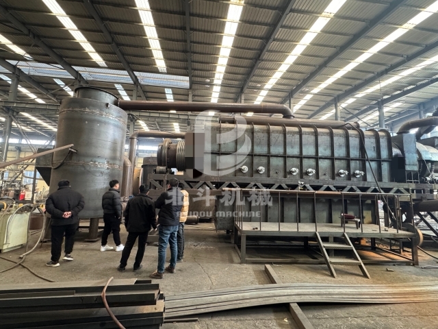 大型高溫炭化設(shè)備迎考察,技術(shù)性能受關(guān)注